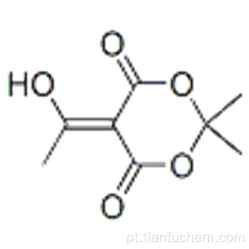 5- (1-Hidroxietilideno) -2,2-dimetil-1,3-dioxano-4,6-diona CAS 85920-63-4